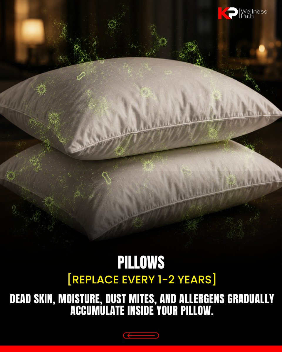 RamonaEnsworth's tweet photo. Some of the dirtiest things in your home may look clean. Use this hygiene checklist
Bed sheets: weekly
Pillows: every 1–2 years
Underwear: every 6–12 months
Bath towels: every 3–4 uses
Toothbrushes: every 3 months
Loofahs: every 4 weeks
Kitchen https://t.co/9iBg1Fh0AG