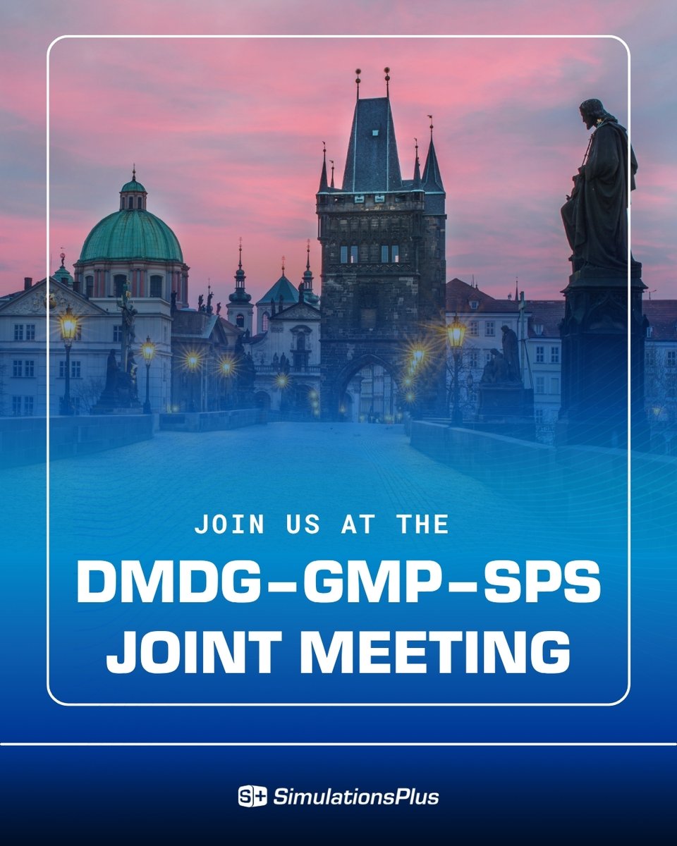 SimulationsPlus's tweet photo. Headed to DMDG–GMP–SPS 2026? Don’t miss Fiona Plait’s poster on PBPK modeling for mesalamine with ACATPlus. Have a modeling challenge? Visit Table #12 to connect with Fiona, Francois Bouzom &amp; Tom Sanderson. Learn more: https://t.co/g2LAIgV6Sn https://t.co/0bB2vdsRXy
