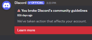 BULSAA_'s tweet photo. I GOT SUSPENDED BECAUSE I BROKE A RULE OVER 800 DAYS AGO WTFF😭😭😭 https://t.co/qWnLZcI7e5