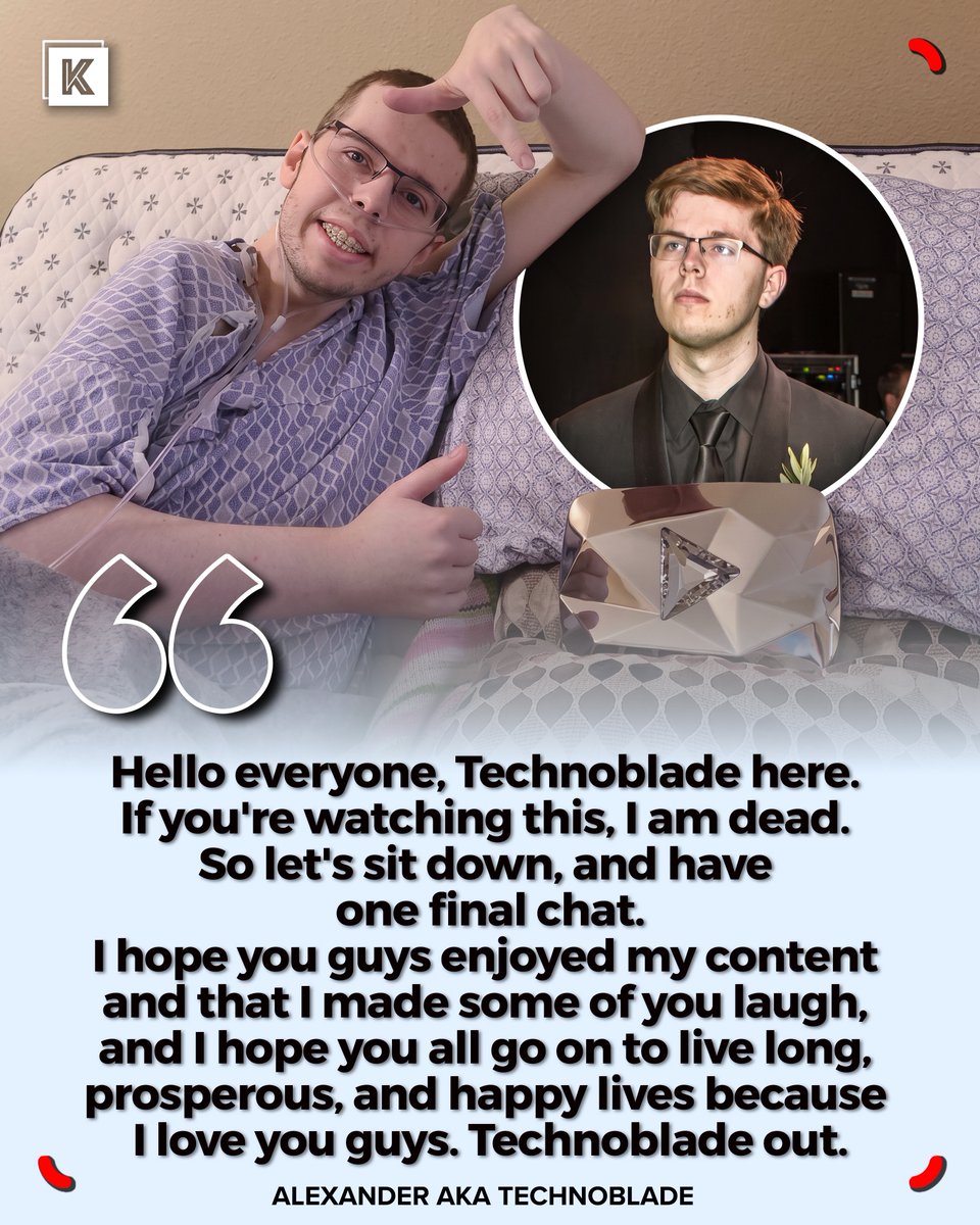 JoettaDell's tweet photo. A documentary on Technoblade’s life and legacy is officially in the works. Made with his family’s support, it will feature his videos and fan messages. Titled Technoblade Never Dies, the film will premiere at a festival before its theatrical release. https://t.co/J3EGjBgzds