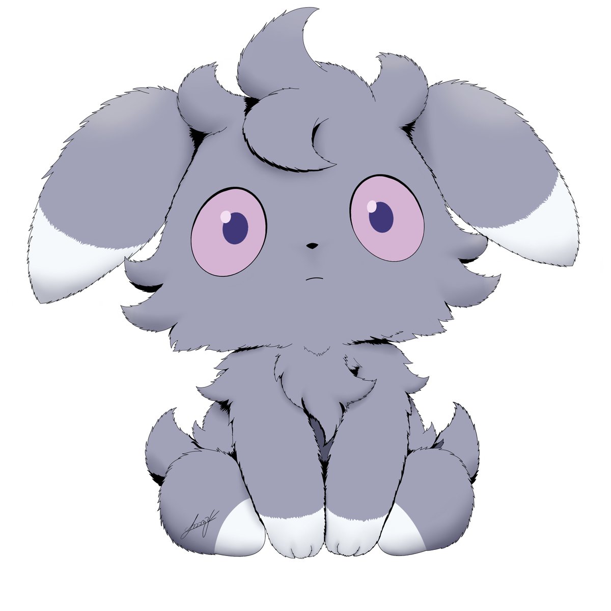 ThatWeirdTiger's tweet photo. An adorable Espurr sticker set I made for @ThatWeirdWolf Love you hun 🧡🧡🧡
#furryart #Pokemonart https://t.co/88DIQtaiAN