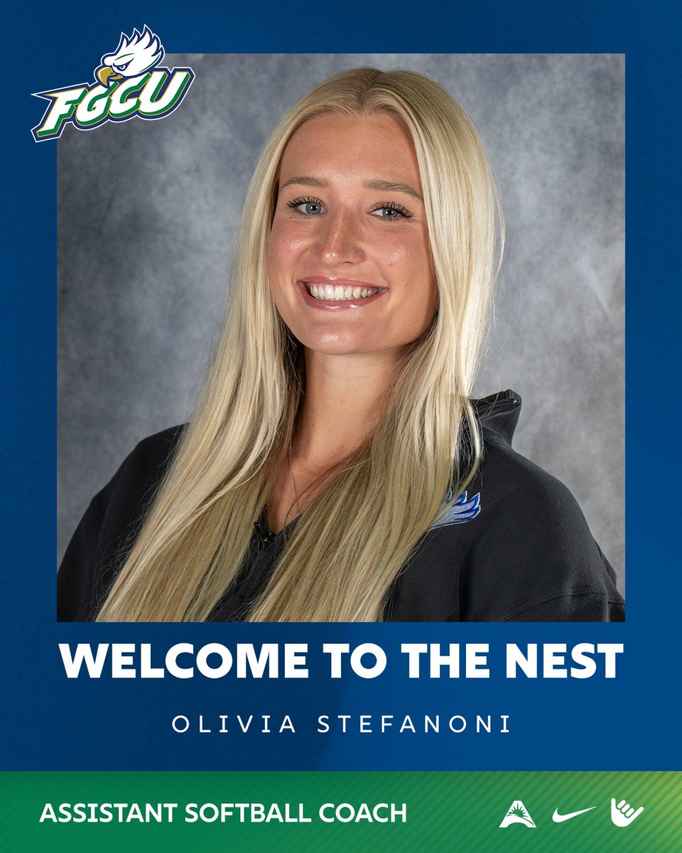 FGCU_Softball's tweet photo. welcome to the Nest, Olivia!

#SOAR // #Team25 // #WingsUp https://t.co/u4uCrEP58u