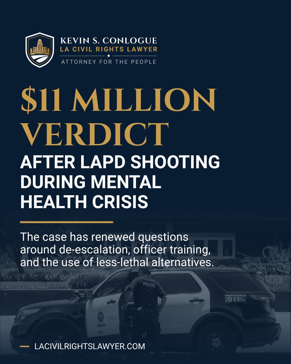 lacivilrightsla's tweet photo. A Los Angeles jury awarded roughly $11M to the family of Wilver Blanco, who was fatally shot by LAPD during a mental health episode in 2024.

The case raises questions around de-escalation, officer training, and less-lethal alternatives.

https://t.co/xBZpOCquKk https://t.co/Q5xMgAzEse