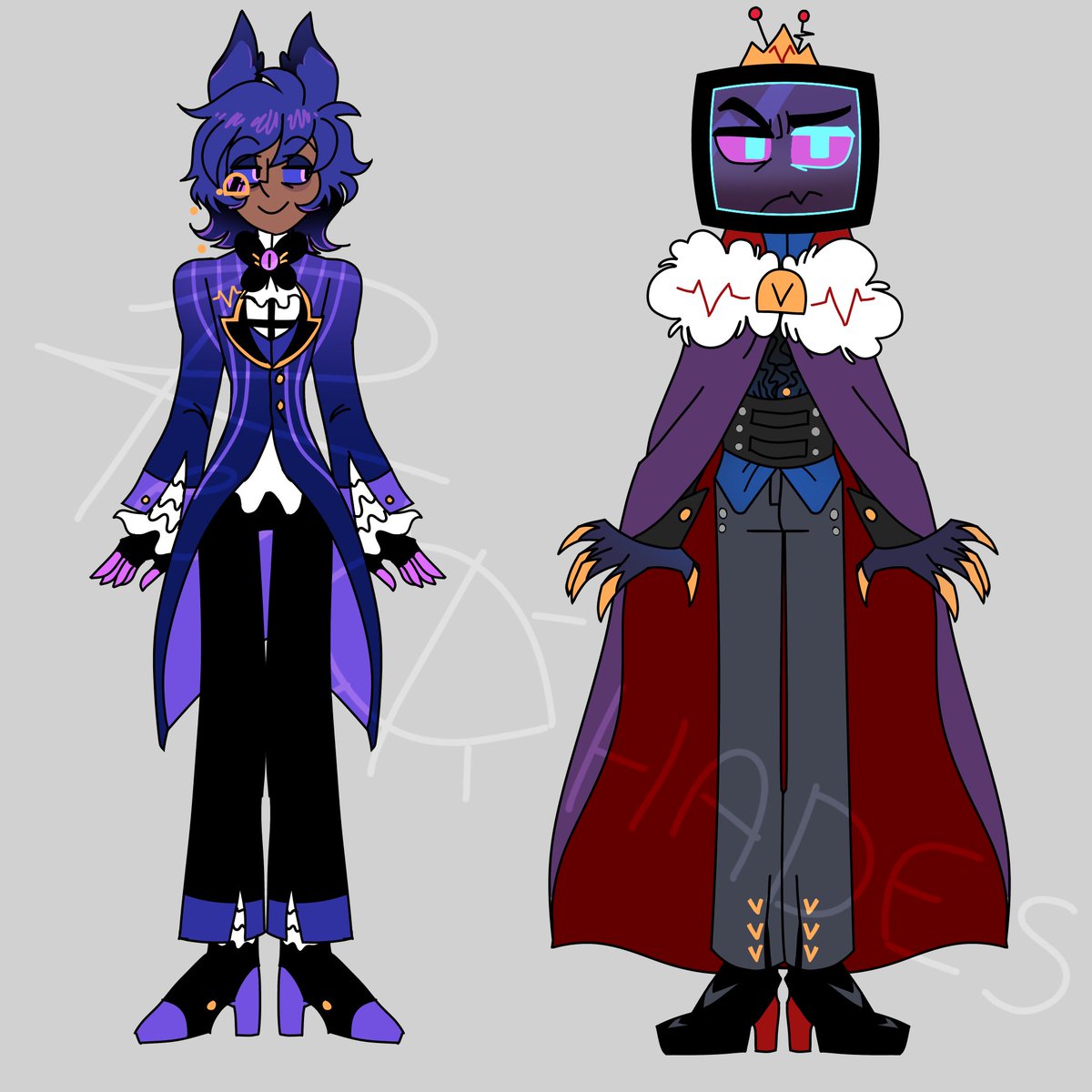 itsColdFire's tweet photo. I made a new #RadioStatic AU, not sure I want to post it yet but I’m generally proud of how Alastor turned out https://t.co/mtpUwHhEEV
