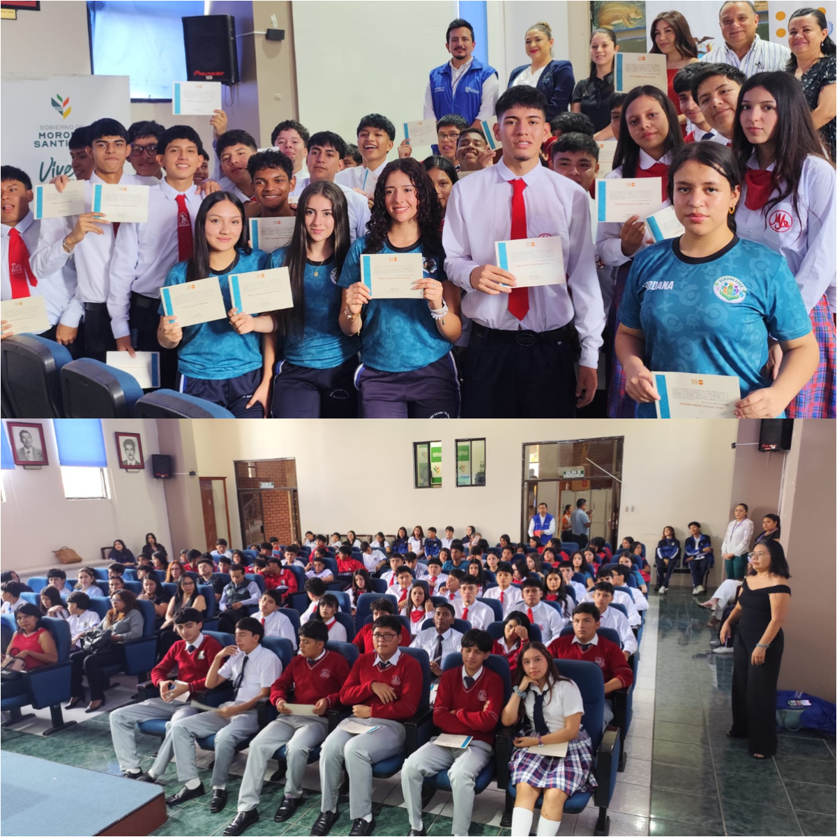 dpsmorona's tweet photo. #Macas | 💜 Hoy culminamos los talleres de la Semana de Prevención del Embarazo en Adolescentes.
.@Salud_Ec  junto a @UNFPAecuador, compartió con adolescentes herramientas y conocimientos para vivir esta etapa con información, confianza y responsabilidad. 🧑🏽‍🤝‍🧑🏽📚 https://t.co/qrjfxrrlV2