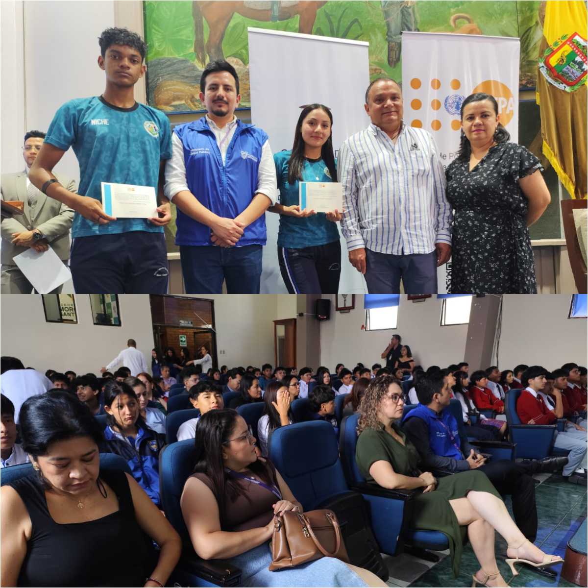dpsmorona's tweet photo. #Macas | 💜 Hoy culminamos los talleres de la Semana de Prevención del Embarazo en Adolescentes.
.@Salud_Ec  junto a @UNFPAecuador, compartió con adolescentes herramientas y conocimientos para vivir esta etapa con información, confianza y responsabilidad. 🧑🏽‍🤝‍🧑🏽📚 https://t.co/qrjfxrrlV2