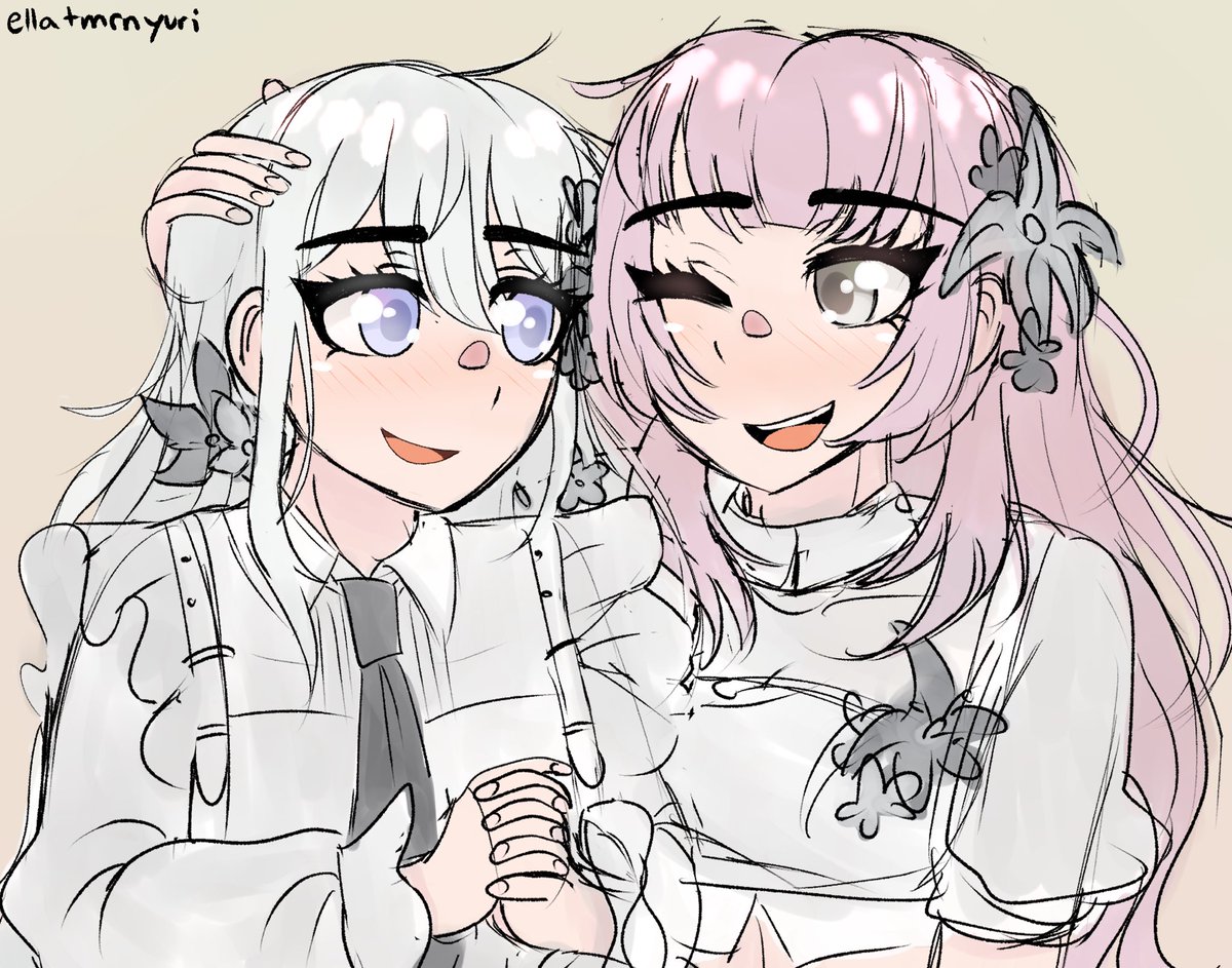 tomoranyuri's tweet photo. wanted to draw houka and hotaru for tsula :) #millsage https://t.co/mrzCImquzk