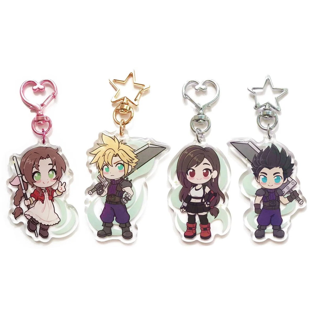 punziebunnie's tweet photo. *all* of my kh + ffvii merch is on sale until the end of september, be sure to check it out!!! 🌸🌟💕 #kingdomhearts #finalfantasy https://t.co/agha2A9ggt