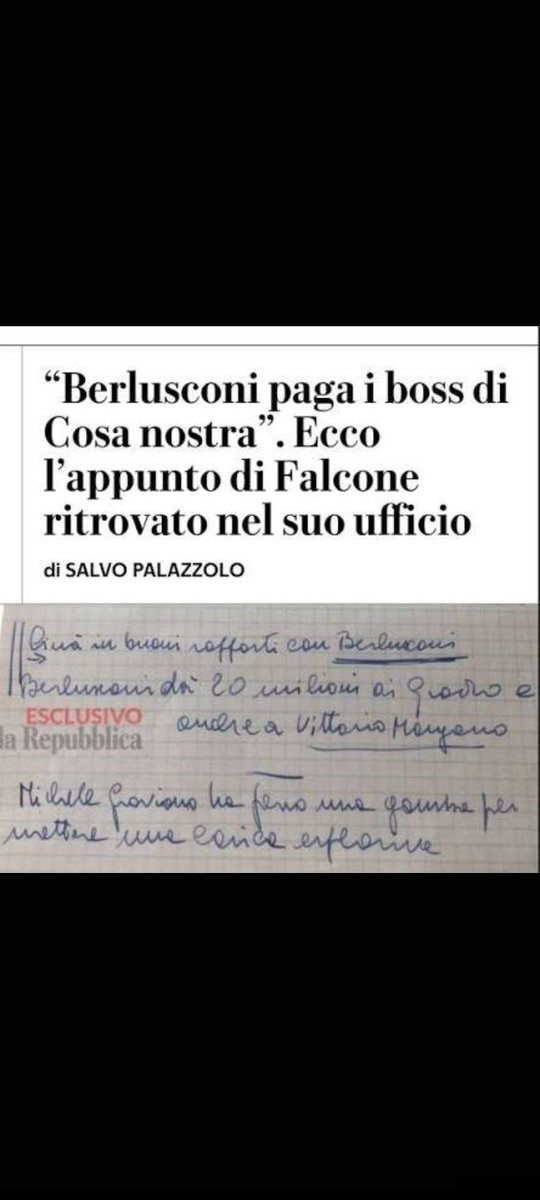 eltwittatore's tweet photo. @zaiapresidente Bravo @zaiapresidente 
Adesso vallo a dire ai figli di 
#Falcone e #Borsellino https://t.co/A5tbfwWPqx