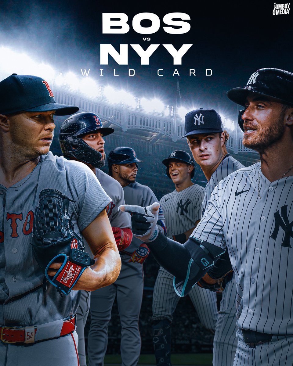 TalkinYanks's tweet photo. It’s official. The Boston Red Sox will visit the Bronx next week for a rematch of last year’s Wild Card series https://t.co/spIxiC2DtV