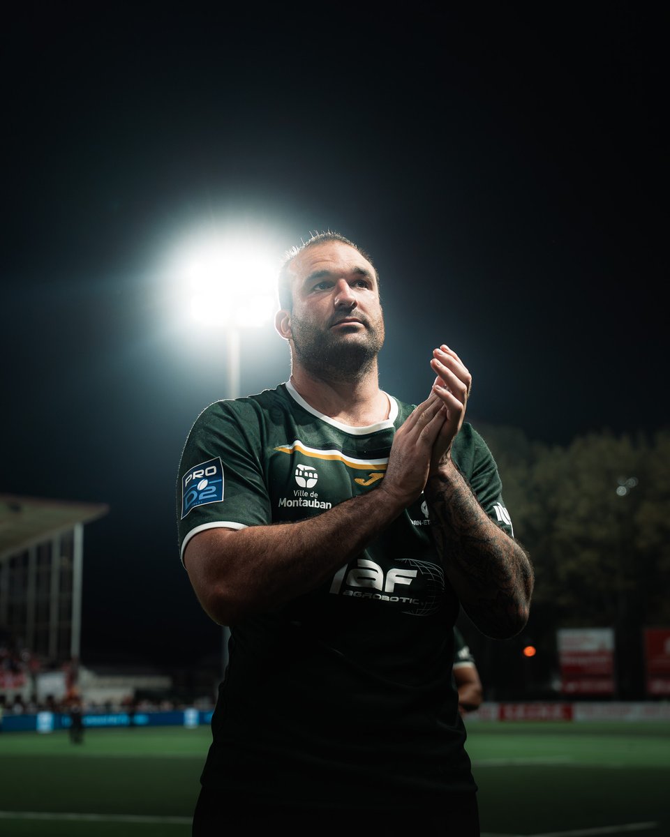 UsmSapiacRugby's tweet photo. Un gros combat, mais cela nโa pas suffi.
Merci ร nos supporters prรฉsents ๐
#AllezSapiac #GreenArmy #BOUSM https://t.co/ooxoXhb7xg