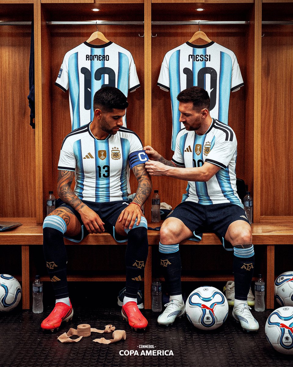 CopaAmerica's tweet photo. Una nueva era, Cuti capitán 🇦🇷 https://t.co/9qbmBgCCD4