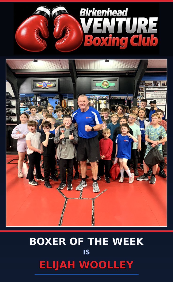 VentureBoxing's tweet photo. Well Done To Elijah Woolley Who Wins The “BOXER OF THE WEEK” .. Brilliant Elijah #TEAMVENTURE 🥊 https://t.co/YCAt9TtPje