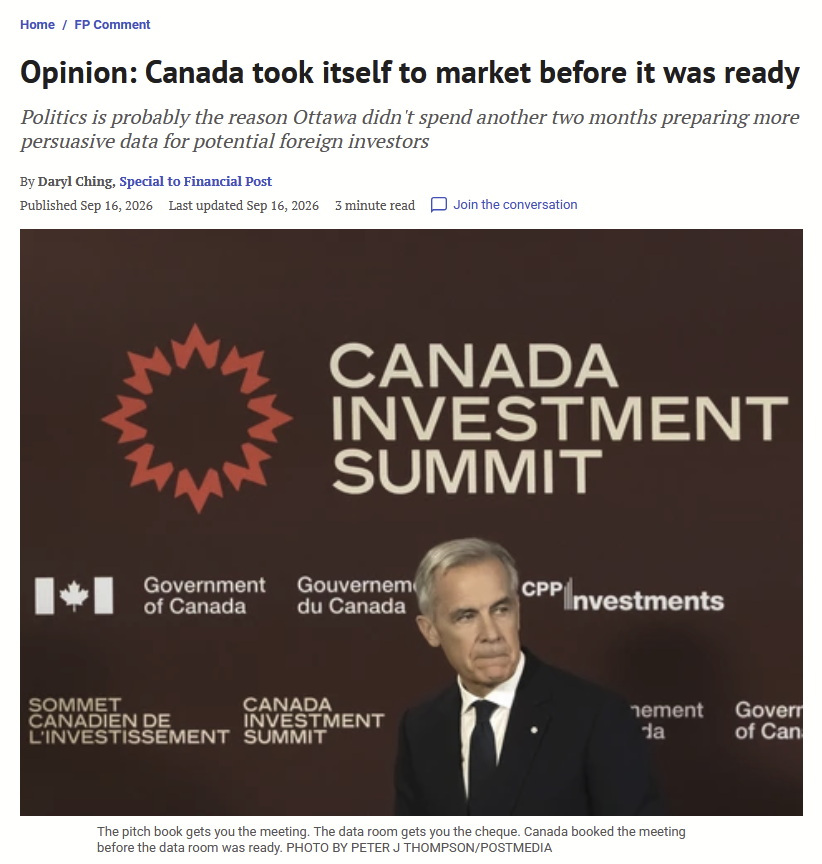 EdmundDelsol's tweet photo. @FinancialTimes @FT Whatever happened to 'Ready, Fire, Aim!' That's the 'get-it-done mindset' that the likes of you have praised ad-infinitum. Yet here we are in an emergency--of our own (Canada's) making by the way; I have long advocated such 'sovereignty assertion'--but you want Mark Carney to be 'deliberate.'  Hmm, authenticity deficit, you? #Carney #Canada