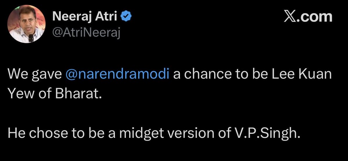 shambhav15's tweet photo. I’m sorry but these people(including influencers like me didn’t really do shit)

Modi, Shah, RSS and the incredible BJP workers brought Modi to power

BJP workers were risking their lives in hostile areas like Bengal while influencers like us were tweeting from the safety of our homes about how BJP should run its campaign

Modi has delivered things These people couldn’t have dreamed of a decade ago.

It’s completely fair to feel disillusioned and feel like recent statements or decisions by the government has been your last straw. People absolutely have that right

But acting like you “created” Modi because of your tweeting prowess is an incredible level of delulu