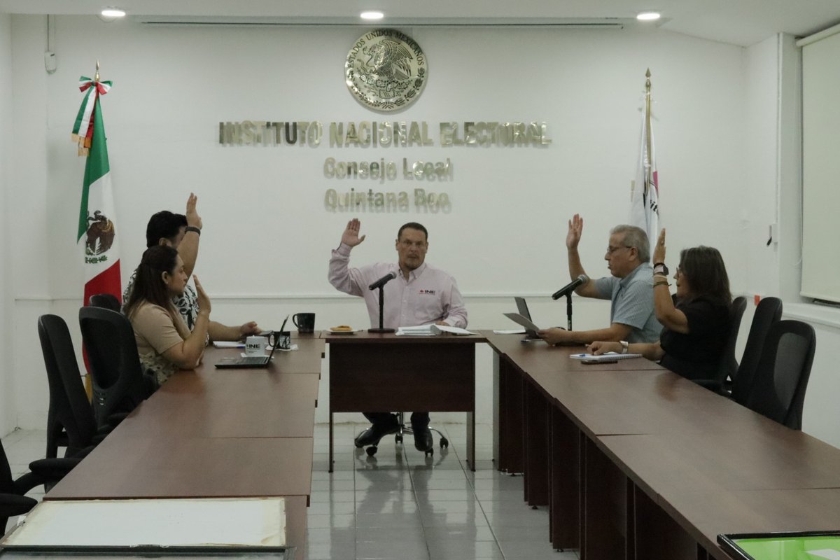 Junta_QR's tweet photo. En el #INEQRoo se llevaron a cabo:
✔️ Sesión Ordinaria de la Junta Local Ejecutiva.
✔️ Sesión del Subcomité de Adquisiciones, Arrendamientos y Servicios.
✔️ Sesión del Subcomité Técnico Interno para la Administración de Documentos. https://t.co/SVSvDW2Tgh