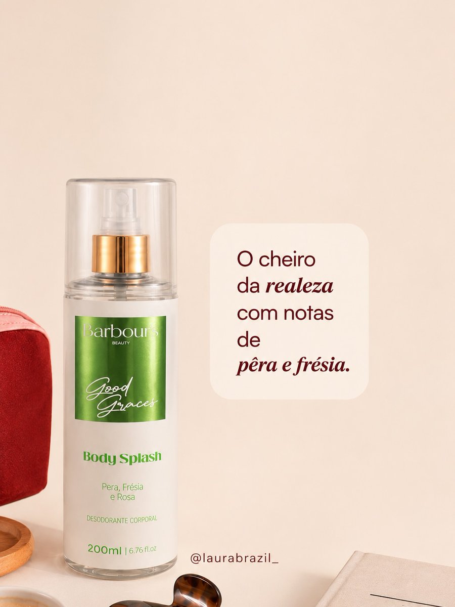 IselaCataltb's tweet photo. Autoconfiança também tem cheiro! Os Body Splashes da @barboursbeauty deixam uma presença marcante e aquele toque final que faz você se sentir poderosa, segura e pronta para qualquer ocasião. Cupom: LAURAFERRER. https://t.co/ukzCyhzxXX