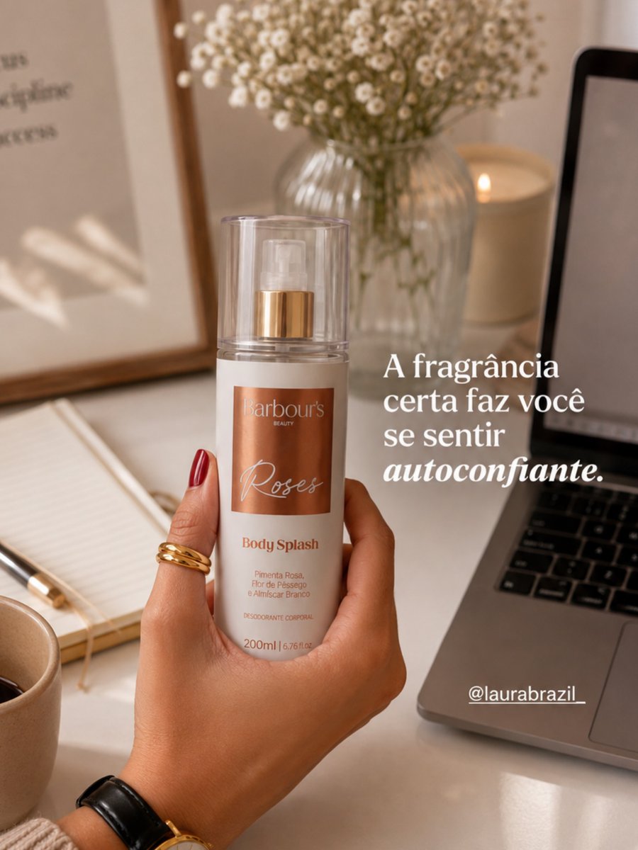 IselaCataltb's tweet photo. Autoconfiança também tem cheiro! Os Body Splashes da @barboursbeauty deixam uma presença marcante e aquele toque final que faz você se sentir poderosa, segura e pronta para qualquer ocasião. Cupom: LAURAFERRER. https://t.co/ukzCyhzxXX