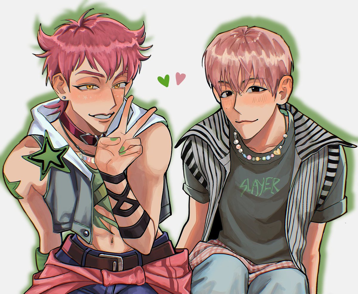 ibetchakai's tweet photo. PINK HAIR DUO #BAEKZREAL https://t.co/nGviU0t5sF