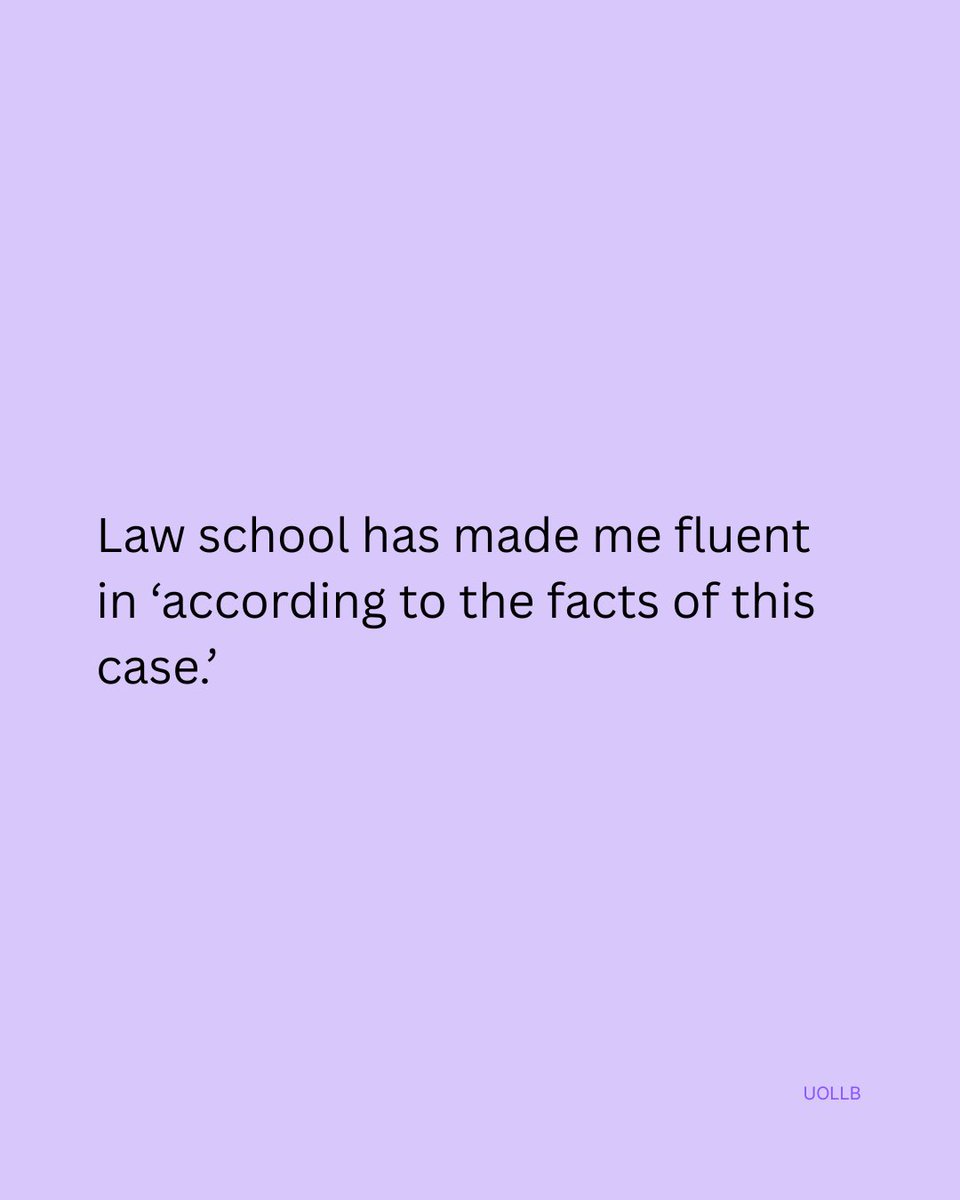 uollaws's tweet photo. Legal way of thinking and writing:
“According to the facts of the case, the issue is whether…”
“On the facts, it is likely that…”
“This depends on the precise factual circumstances…”
“Applying the law to the facts…”
“Therefore, according to the facts of the case…” https://t.co/UFrkEnHHwj