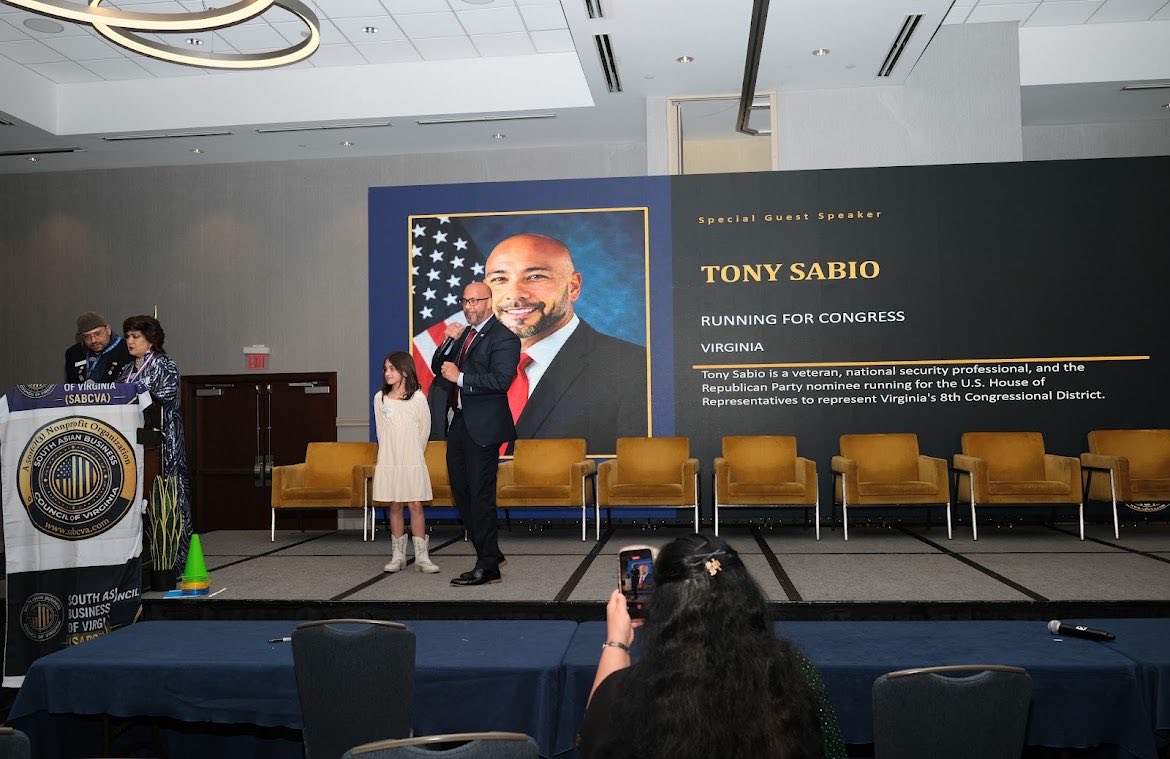 tony_sabio's tweet photo. It was a pleasure attending the #SABCV EMPOWER VIRGINIA 2026 event. 

The future is bright when we see many patriots still believing in our free market system and American innovation. 

American’s Greatest Days Are Still Ahead of Us! 🇺🇸

@VA_GOP @FairfaxGOP @goparlington @AAFCYRs @AlxRepublicans @Republicans #innovation #VA08 #sabioforcongress #Midterms2026