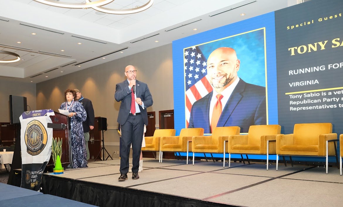 tony_sabio's tweet photo. It was a pleasure attending the #SABCV EMPOWER VIRGINIA 2026 event. 

The future is bright when we see many patriots still believing in our free market system and American innovation. 

American’s Greatest Days Are Still Ahead of Us! 🇺🇸

@VA_GOP @FairfaxGOP @goparlington @AAFCYRs @AlxRepublicans @Republicans #innovation #VA08 #sabioforcongress #Midterms2026