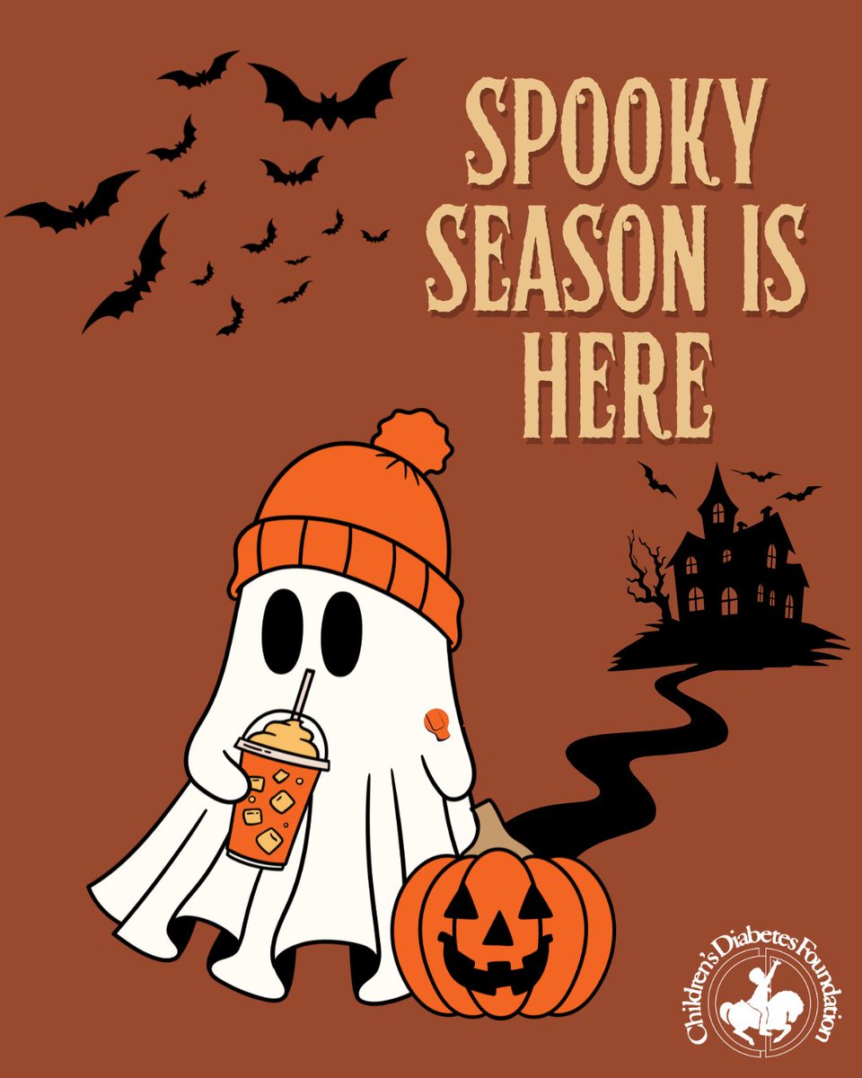 CDFdiabetes's tweet photo. It’s officially spooky season! 🍂👻  👻 Ghosts? Spooky. 🎃 Haunted houses? Spooky. 💙 T1D? Not spooky—just misunderstood.  #SpookySeason #Fall #T1DStrong https://t.co/AWwpmnWP3K