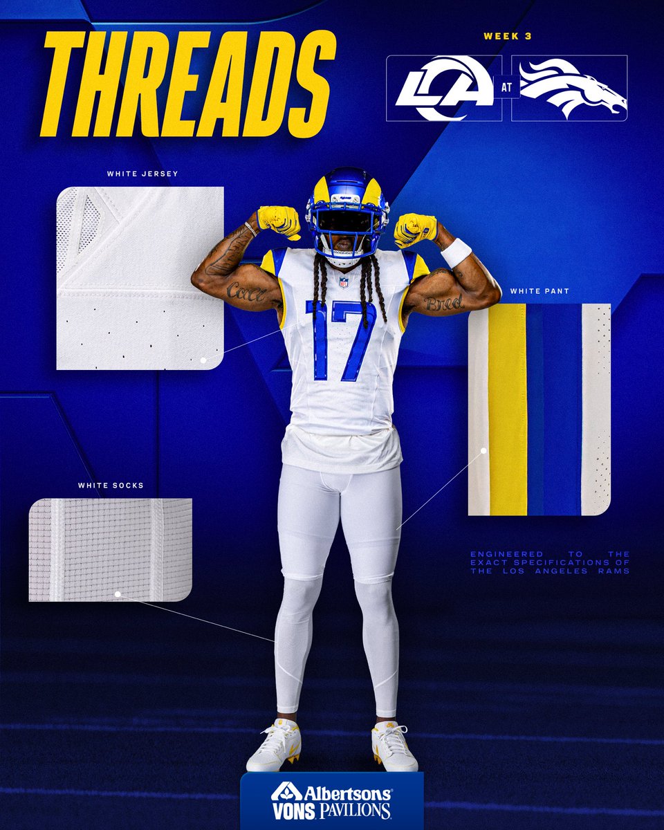 RamsNFL's tweet photo. SNF threads 🪡 https://t.co/uOgZWxd2h7