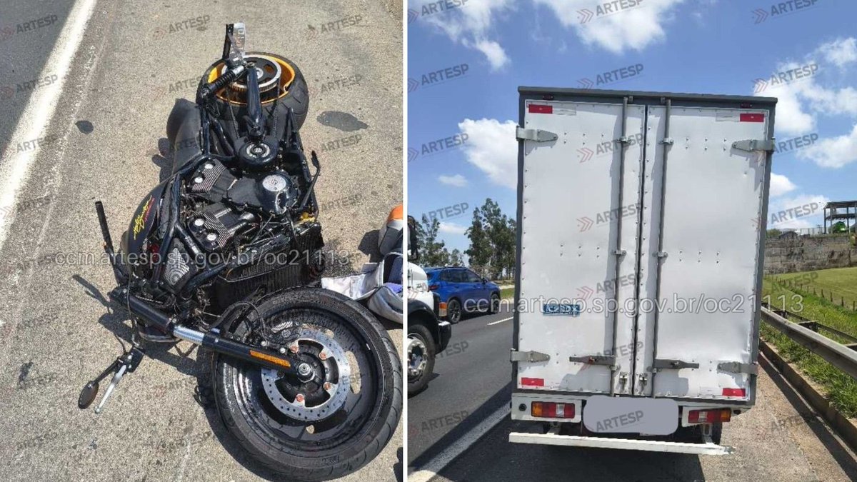 g1sorocaba's tweet photo. 🚨 Motociclista fica gravemente ferido após bater em caminhão e ser projetado contra carro em rodovia
https://t.co/pRCrZdnHwu #g1 #Sorocaba https://t.co/qI73Amcuql
