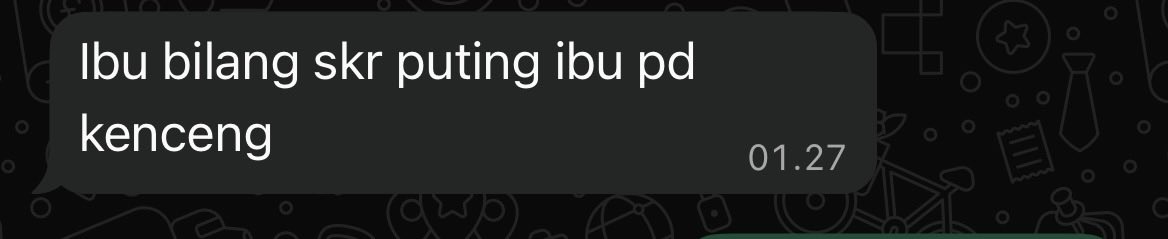 Andasmaraa's tweet photo. Beginilah bentuk chatnya😂 https://t.co/MepbD8fIcK