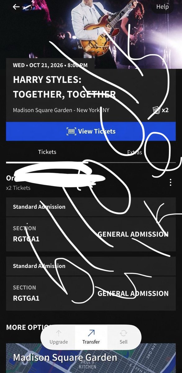 bIoodlllinesuke's tweet photo. FOR ANYONE LOOKING, WTS HARRY STYLES DISCO TICKETS in NEW YORK , MSG…it’s just 2 tickets BTW!

 For CHEAP IRL!

OCTOBER 21st 2026 10/21🥺.

 Lmk if needed, NY 

Oct 21 Together package kiss soundcheck vip ticket wtt iso wtb ga fv tour presale Madison square garden concert https://t.co/FJrdapqTAN