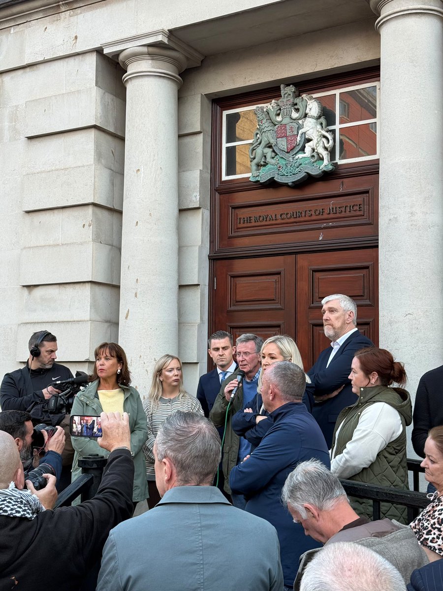 patcullen9's tweet photo. The feeling of shock and anger at the Parades Commission’s decision was palpable in Belfast this evening.

This march is not wanted by the Garvaghy Road community. 

No right-minded person can believe this march should be forced down the Garvaghy Road. 

We stand with you. https://t.co/lj3FuhEl5a