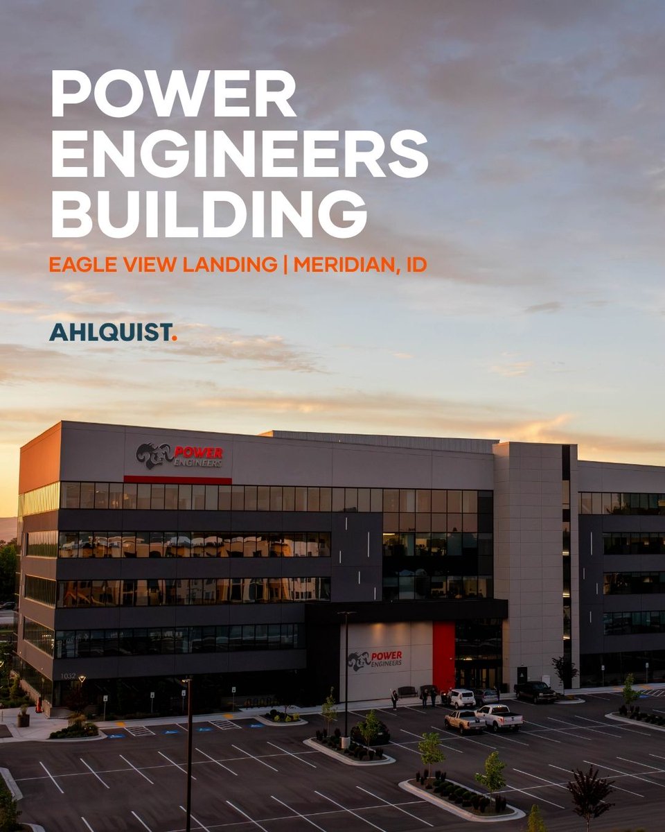 ahlquistdev's tweet photo. A closer look at Power Engineers’ home at Eagle View Landing completed in 2023, another example of how thoughtful development can shape the way Idaho businesses work and grow.

#Ahlquist #EagleViewLanding #BoiseDevelopment #CommercialRealEstate #WorkplaceDesign #IdahoBusiness https://t.co/dGU9vSsWdM