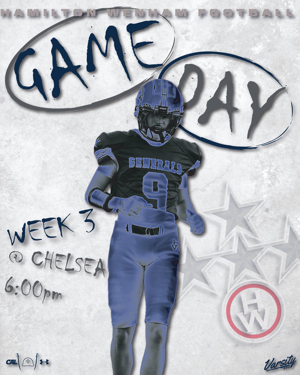 hw_football1962's tweet photo. Let’s hit the road, Gens - IT’s GAME DAY!!!
🆚 Chelsea High
📆 September 25, 2026
📍 Memorial Stadium - Chelsea, MA
⌚️ 6:00pm
📺 Livestream: https://t.co/P9QF5vtd1J
-
#GensUp | #LightItUp | #CALfootball https://t.co/73LY15V9GT