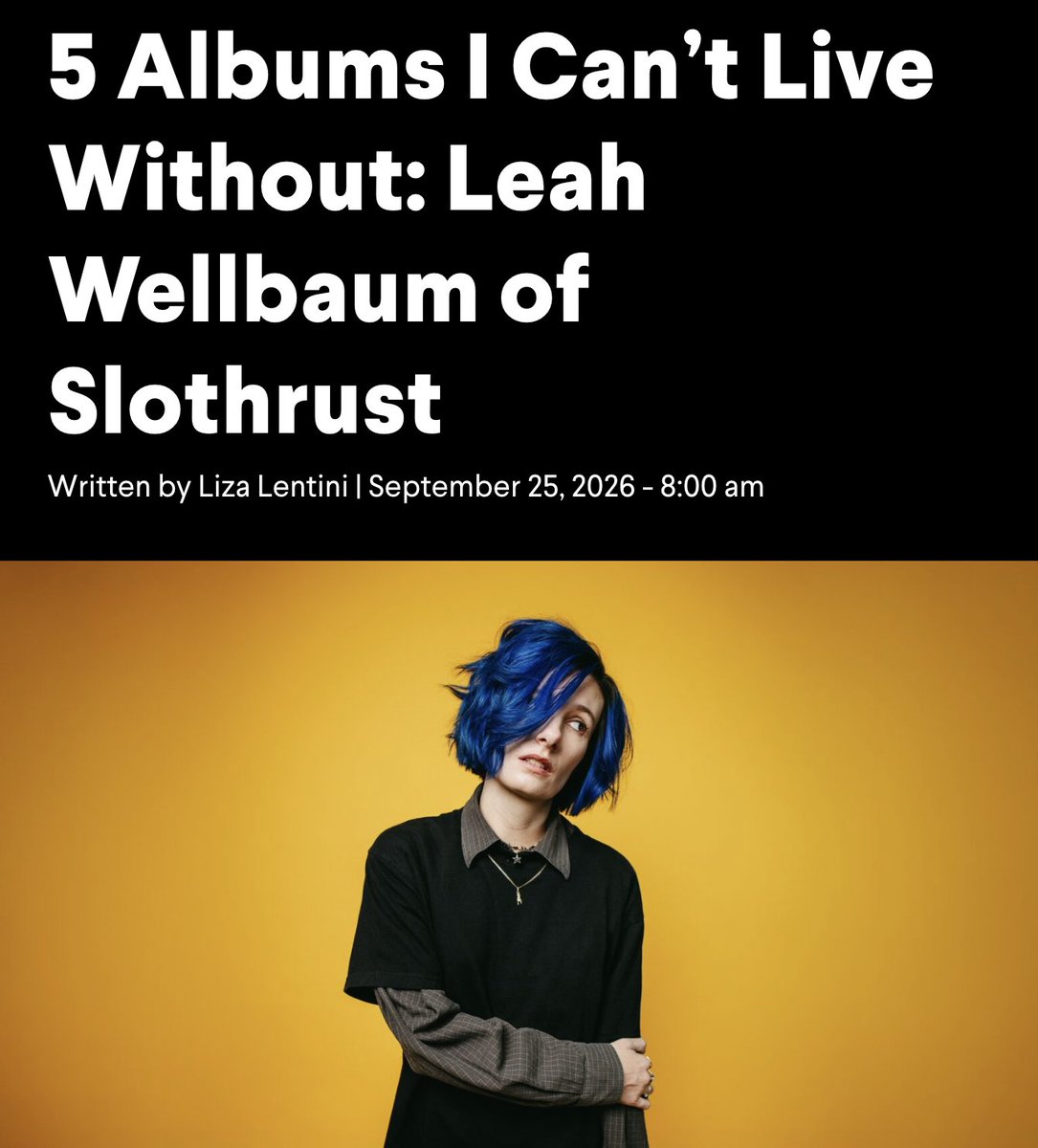 SLOTHRUST's tweet photo. Thank you @SPIN ✨!

https://t.co/IdUGfU7CSe https://t.co/fGQZ7VNQrz