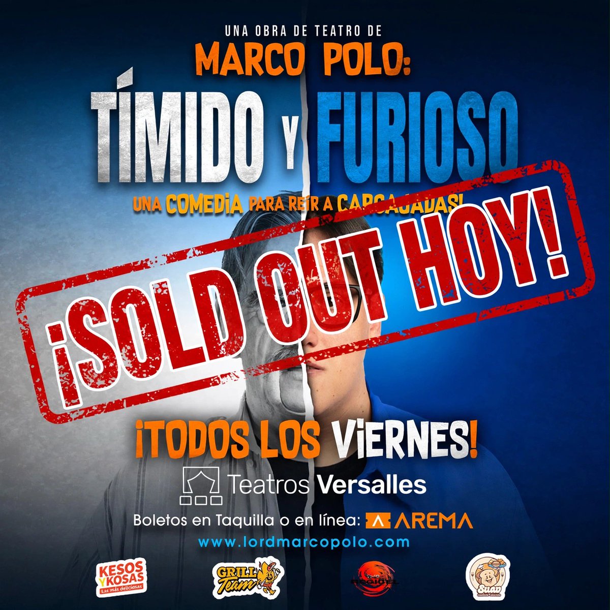 LordMarcoPolo's tweet photo. Tremenda chulada de arranque. ¡Gracias banda! Siguiente función: ¡02 Octubre! https://t.co/upPL1ltLHf