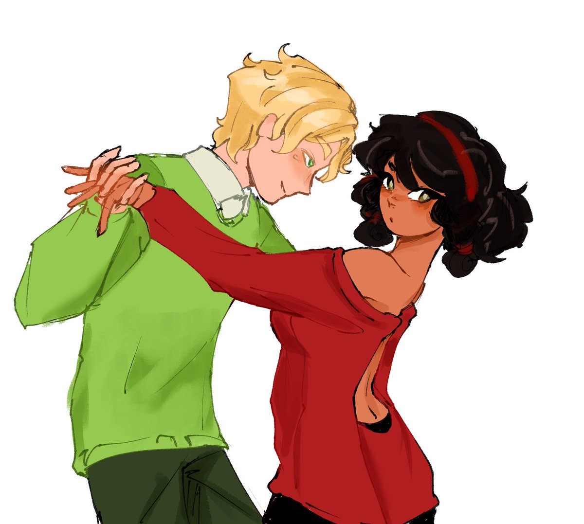 WiwiDuck's tweet photo. More Akita x Lloyd drawings and a Spy x Family fusion
 #NinjagoFanart #LloydGarmadon #AkitaNinjago #Lloykita https://t.co/7rf65U3lRP
