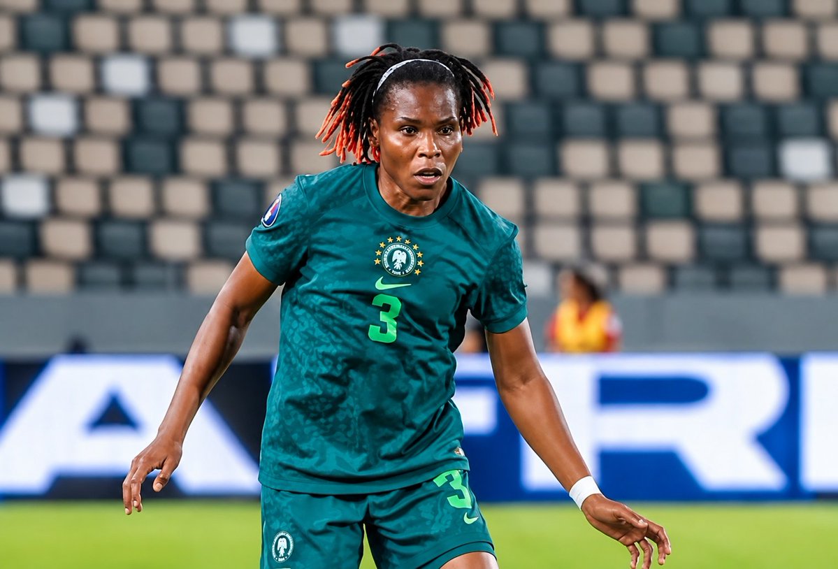 NGSuper_Falcons's tweet photo. ✅️16 years with us!
✅️4 World Cup appearances
✅️5 WAFCON titles
✅️7 WAFCON apperances
✅️84 caps.

At 34, Osinachi Ohale is walking away from international football 

Thank you, Ohale. Nigeria salutes you. 🇳🇬🦅

#OsinachiOhale #Legend https://t.co/mOygMicNpq