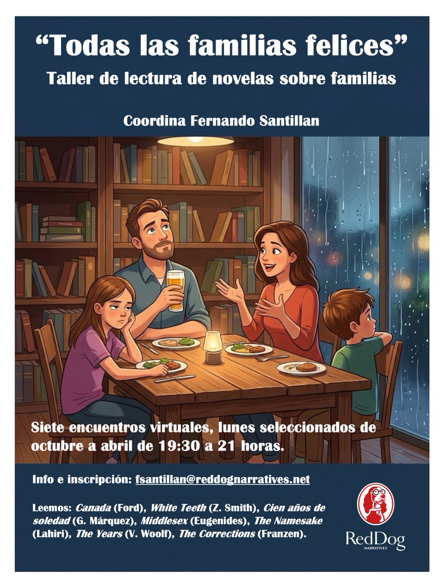 santillanf's tweet photo. Empiezo este taller en un mes. Empezamos con "Canada", de Richard Ford. Terminamos con "The Corrections", de Jonathan Franzen. En el medio, Lahiri, Zadie Smith, Virginia Woolf y García Márquez. ¿Quién se suma? Virtual, un lunes por mes, de 7.30 a 9 pm. https://t.co/j8mRjq2qrx