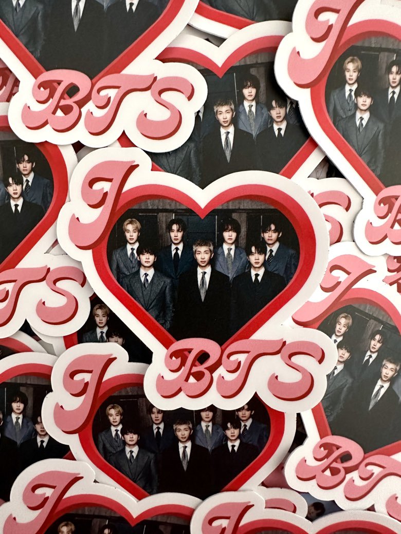 cinnastudio's tweet photo. only TWO (2) I Heart BTS (ARIRANG) and I Heart BTS (Japanese POB) stickers left!

https://t.co/rijBjJscSB https://t.co/6rW9SaLXvl