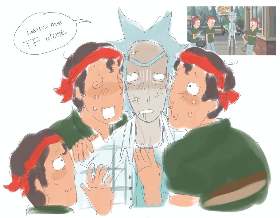 seanqlpr's tweet photo. This is shitty but I will def draw them again #rickandmorty #jerrick https://t.co/4v5vblRq9a
