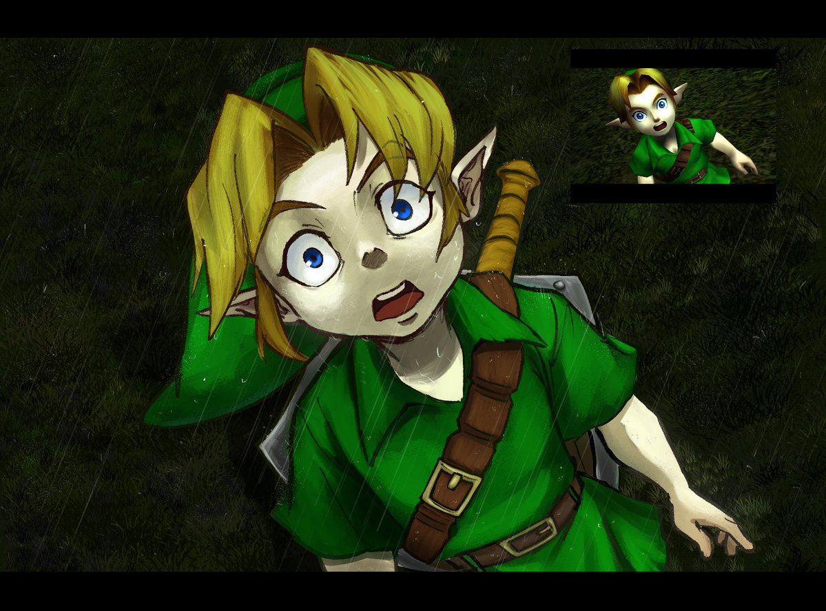 therealcjay321's tweet photo. Posting these Zelda redraws again~ https://t.co/BUtlTf4tOI
