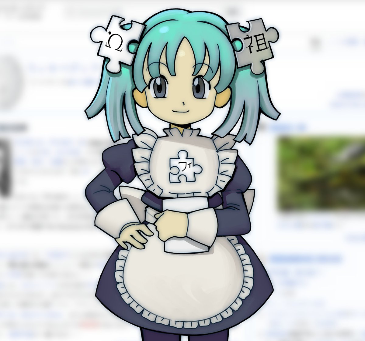 blastoisenn's tweet photo. saw wikipe-tan pop up a bit in my tl. here is one i made https://t.co/gfO6bw2Ezn