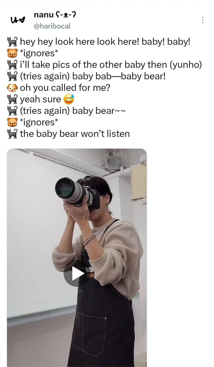 jhs_rev's tweet photo. wooyoung calling jongho ‘my baby’ like he’s not only one year older than him https://t.co/wOZBA2gppI