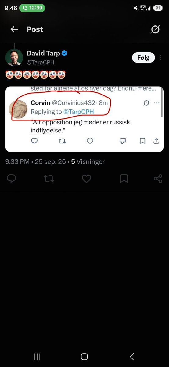 Corvinius432's tweet photo. Det interessante ved hele kontrakulturen er at det selv samme segment, som beskylder folk for at være ukritiske russiske droner, selv undlader en analytisk tilgang og appellerer til autoritet, som argumentationsform og har ukraine flag på deres profiler. @TarpCPH https://t.co/AGacpFaYeI