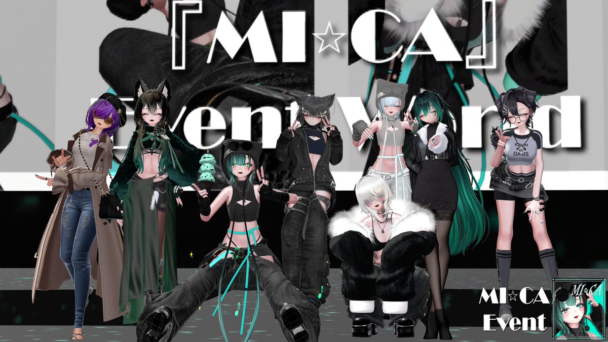 rufu2007's tweet photo. #MICA_3D #MICA3D #MICA_FC #VRchat
色んなMICAちゃんに会えてすごく楽しかった！！！
それに最後にこっそりプチMICA集会？でフレンドも
できて嬉しい！次の集まりが楽しみ！！！！ https://t.co/SFnjEbBO6S