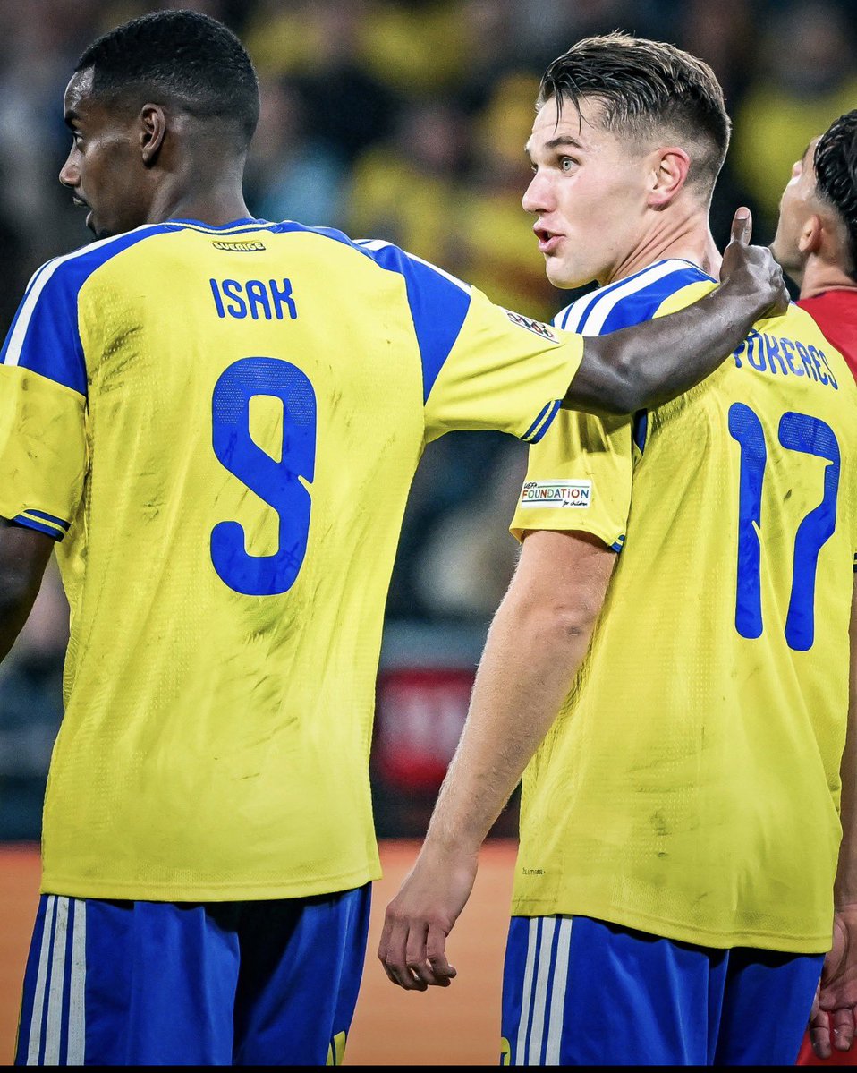 shaphub365's tweet photo. 20'—Isak ⚽
43'—Gyökeres ⚽

Sweden's striker duo at it again 🇸🇪

Follow @ShapHub365 for more ⚡️

Norway | Mavo | Suger Eagles | Portugal | Saka | Madrid | Clipur | Ballon | Erica | Campari | Netherlands | Alex Otti | Ronaldo #NGAMAD #AFCONQualifiers https://t.co/hA7CTVCPyU