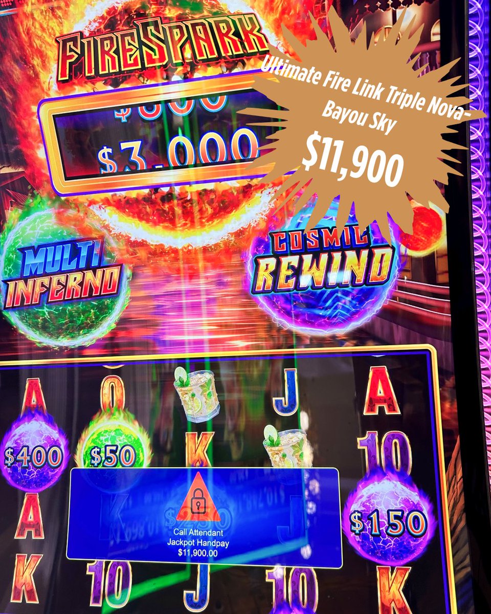 WBCResort's tweet photo. ✨ Jackpot fever is in the air at #WalkersBluffCasinoResort! Just a glimpse of some recent winners lighting up our slot machines on the casino floor. Swing by today and see what fortune has in store for you. ���

Must be 21+. Gambling Problem? Call 1-800-GAMBLER https://t.co/fbTgQ9yp0U