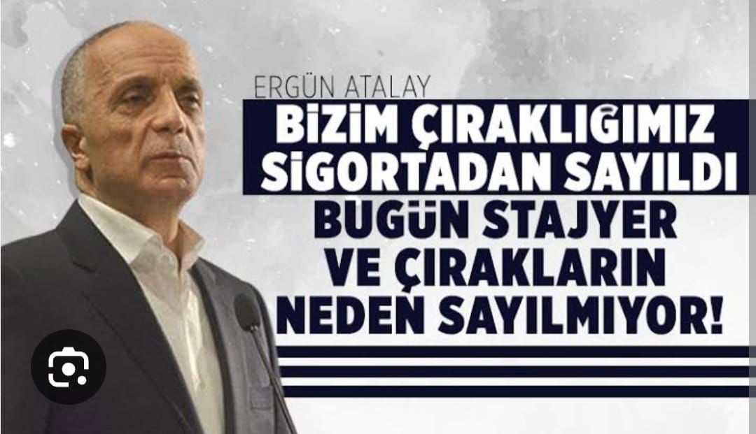 bedelsiz_ruhlar's tweet photo. @ANKSTAJCIRAK @TBMMGenelKurulu @Akparti @MHP_Bilgi @yenipartiyiz @RTErdogan @dbdevletbahceli @eczozgurozel @Yusuf__Tekin @tcmeb @isikhanvedat @csgbakanligi @memetsimsek @HMBakanligi @abakingurlek @iletisim Stajyer Çırak Haklı
#3308deçalışmaVar
#TamSigortaYok https://t.co/yxloobOb1f