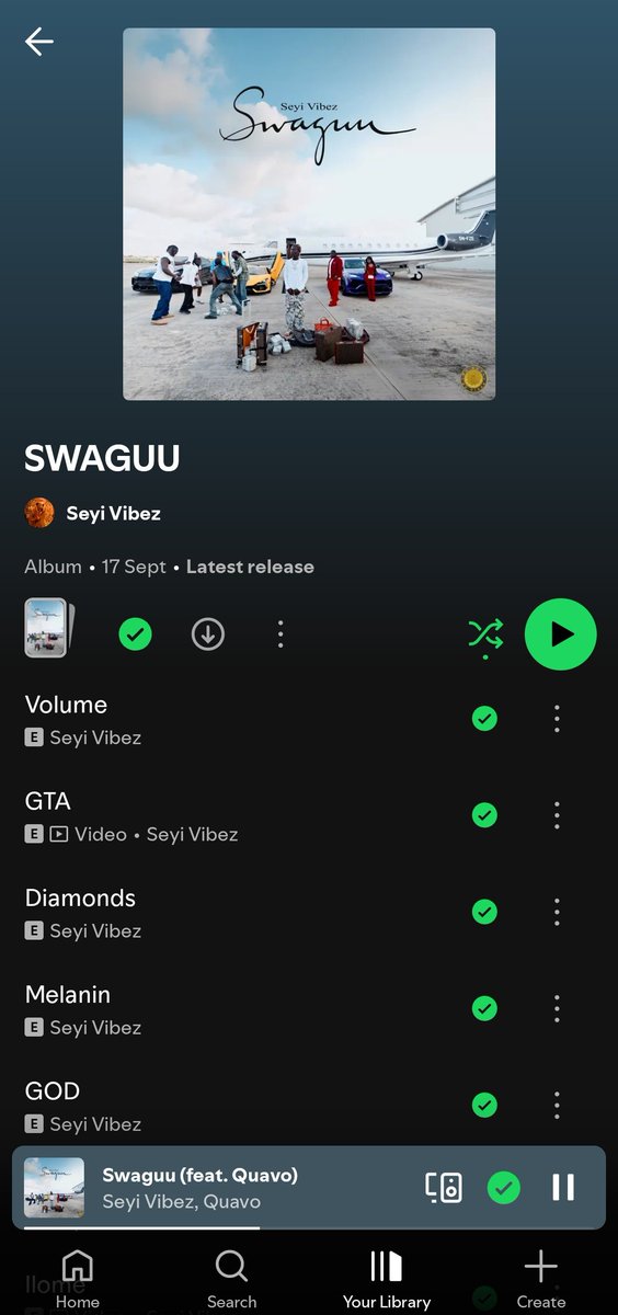 _Maani's tweet photo. Seyi Vibez and Muyeez drop solo album wey bang like mad🔥

I wan see that artist wey go try am 😂 https://t.co/tWV15OxQcM